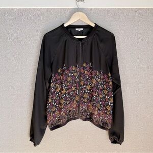XL Maurice’s Floral Zipper Jacket